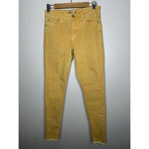 Dear John Women’s Gisele High Waisted Skinny Jeans Yellow Size 28